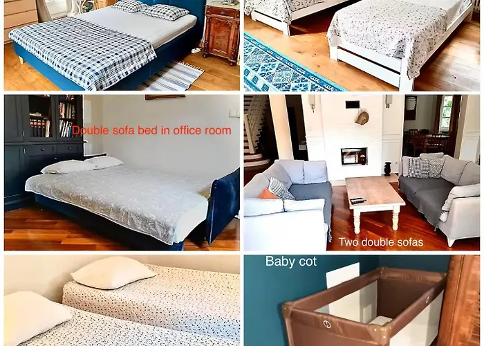 Willa Excl House In Warsaw With Pools Józefów